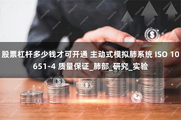 股票杠杆多少钱才可开通 主动式模拟肺系统 ISO 10651-4 质量保证_肺部_研究_实验