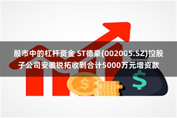 股市中的杠杆资金 ST德豪(002005.SZ)控股子公司安徽锐拓收到合计5000万元增资款