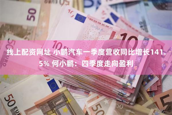 线上配资网址 小鹏汽车一季度营收同比增长141.5% 何小鹏：四季度走向盈利